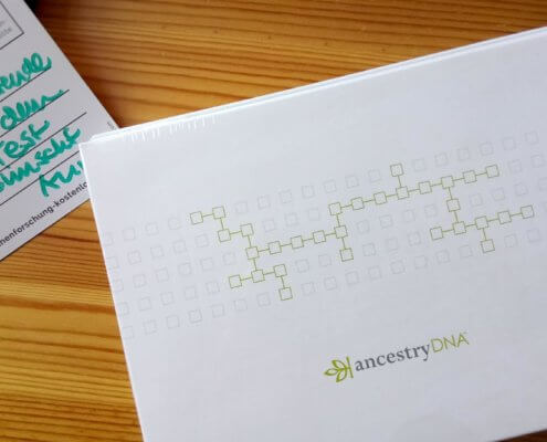 Der DNA-Test von AncestryDNA für die Gewinnerin - Ahnenforschung DNA-Genealogie Ancestry Gen-Test | Foto: Anja Klein *