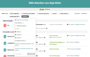 Ancestry - Tags Gruppen DNA-Matches wie funktioniert Ancestry | Screenshot: ancestry.de
