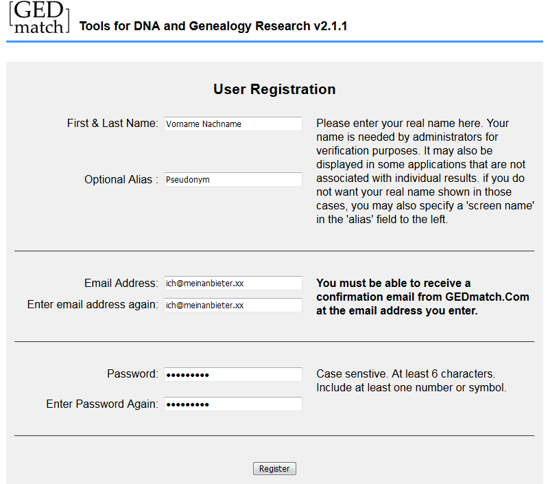 GEDmatch Genesis - DNA-Analyse Ahnenforschung - DNA-Analyse Ahnenforschung | Foto: Screenshot Anja Klein, gedmatch.com