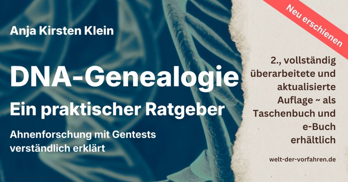 DNA-Genealogie Ahnenforschung Gentests Buch | Bild: Anja Kirsten Klein
