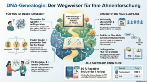DNA-Genealogie - Ahnenforschung Gentest Herkunft Herkunftsanalyse | Bild: NotebookLM / Anja Kirsten Klein