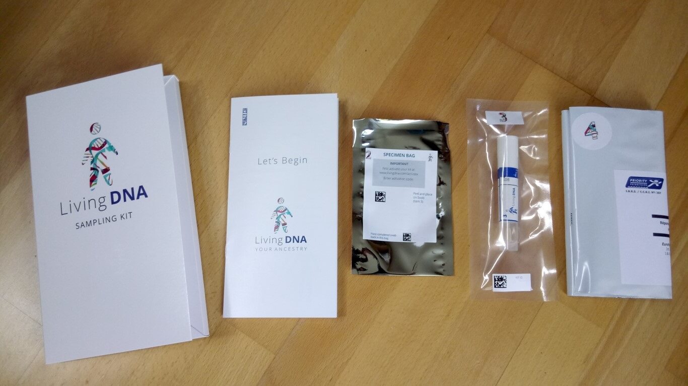 Living DNA - Set für DNA-Test zur Herkunftsanalyse