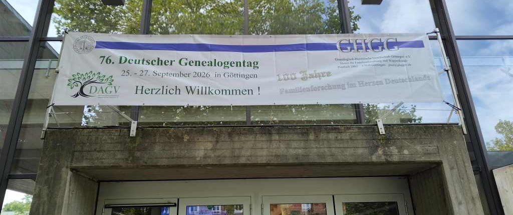 Genealogentag Göttingen - Eingangsbereich