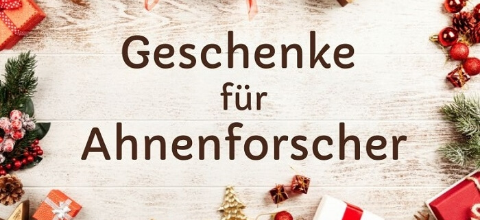 Geschenke für Ahnenforscher Weihnachten