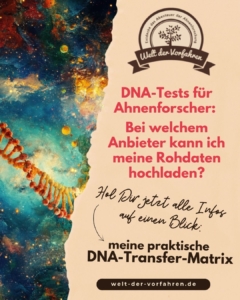 Instagram DNA-Matrix DNA-Genealogie Ahnenforschung Gentest