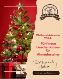 Weihnachten Geschenke für Ahnenforscher Familienforscher Geschenkideen