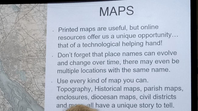 RootsTech 2019 - Myko Clelland: Landkarten für die Genealogie | Foto: Anja Klein