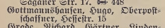 Schlesien - Adresse Freystadt Niederschlesien 1933 | Genealogie Polen Ahnenforschung Schlesien kostenlos