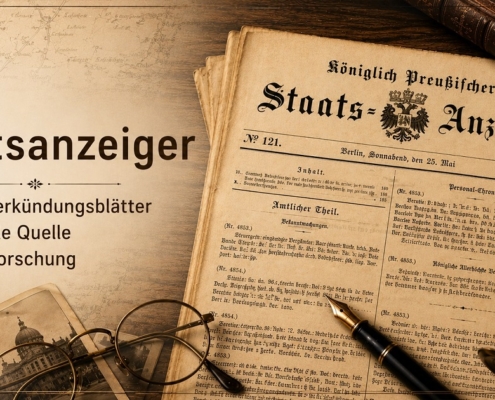 Staatsanzeiger als wertvolle Quelle für die Ahnenforschung | Bild: Anja Kirsten Klein