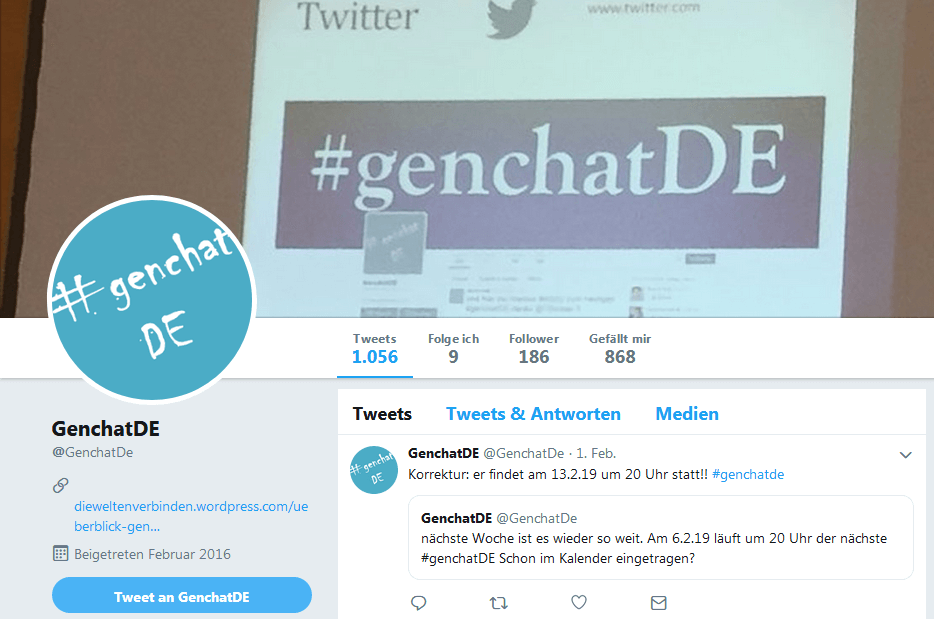 genchatDE auf Twitter | Ahnenforschung kostenlos Genealogie Familienforschung Vorfahren finden Twitter Screenshot: Anja Klein/Twitter